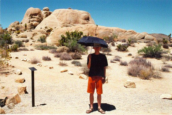 Me in Joshua Tree desert