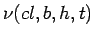 $ \nu(cl,b,h,t)$